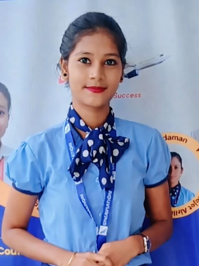 Reetika – placed at the May I Help You desk, Pune Airport